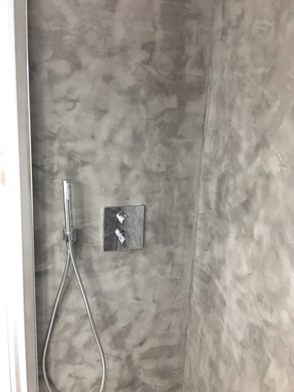 Microcemento en ducha