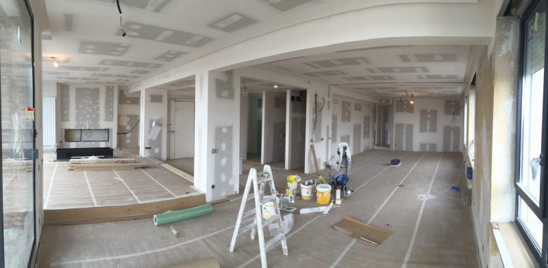 Obra grande en chalet